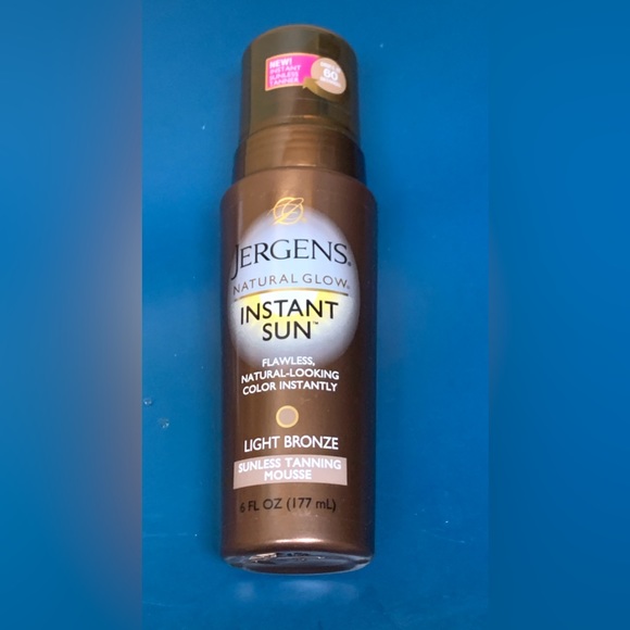 6 Fluid Oz Jergens Instant Sun Natural Glow LIGHT BRONZE Tanning Mousse - Picture 8 of 9